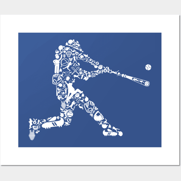 Baseball Hitter Wall Art by Art-Man